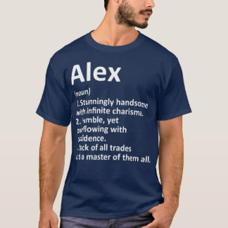 T-shirt ALEX Definition Personalized Name Funny Birthday