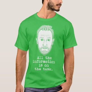 T-shirt Alex Horne Taskmaster Toute L'Information Est Sur