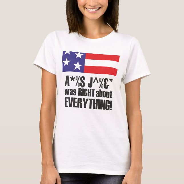T-shirt Alex Jones a raison (Devant)
