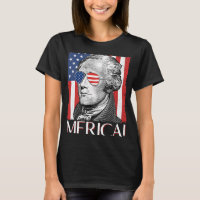 Alexander Hamilton 'Merica Patriot Américain Drape