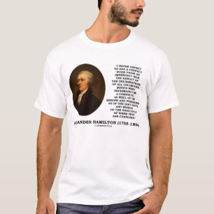 T-shirt Alexander Hamilton ne s'attendent jamais à la
