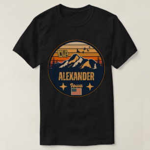 T-shirt Alexander, Iowa, États-Unis
