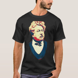 T-shirt Alexandre Dumas Célèbre Poète Et Écrivain Français