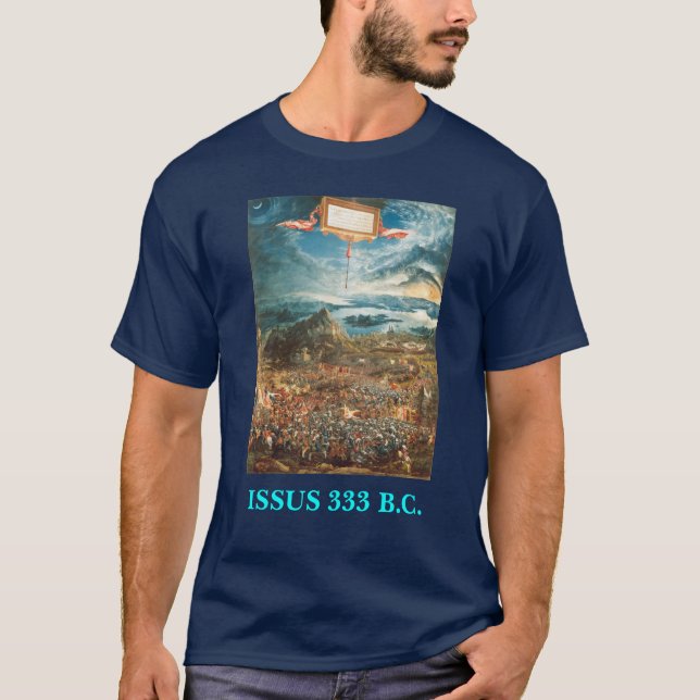T-shirt Alexandre le grand - bataille d'Issus (Devant)