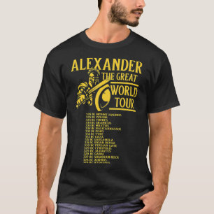 T-shirt Alexandre l'histoire de la Grande Tour du Monde 