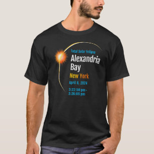 T-shirt Alexandria Bay New York NY Total Solar Eclipse 202