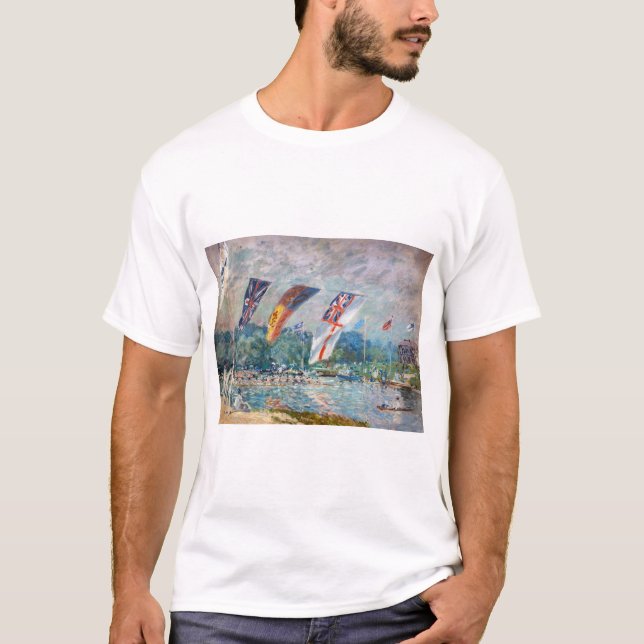 T-shirt Alfred Sisley - Regatta à Molesey (Devant)