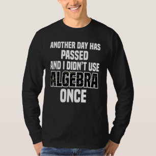 T-shirt Algebra Ecole de mathématiques des mathématiques d