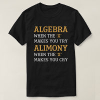 Algebra Vs Alimony