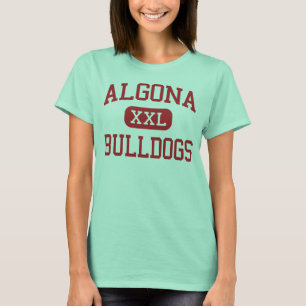 T-shirt Algona - Bulldogs - Lycée - Algona Iowa