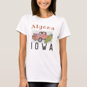 T-shirt Algona Iowa, Camion Vintage
