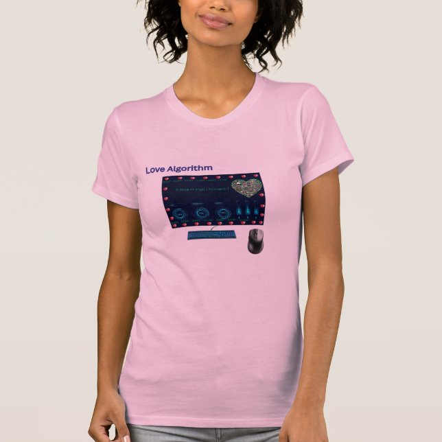 T-shirt Algorithme d'amour/ (Devant)