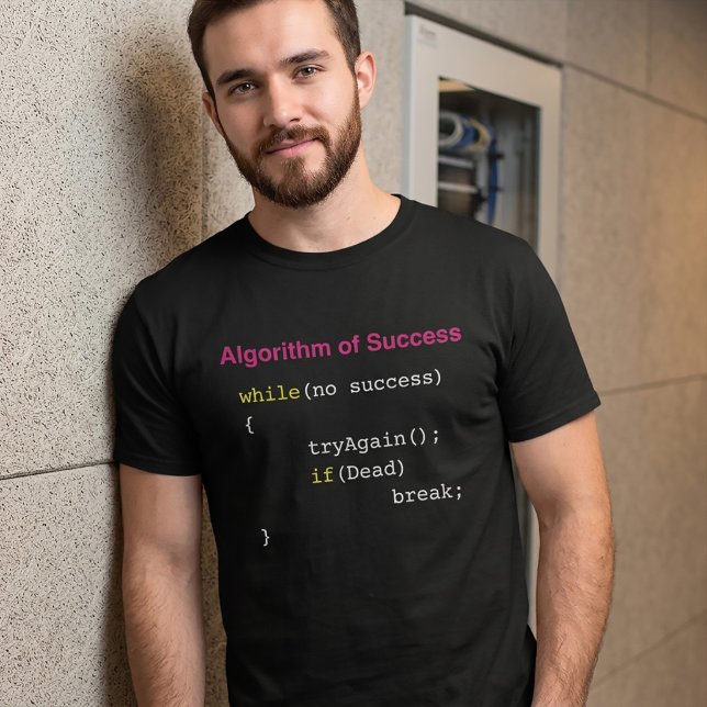 T-shirt Algorithme de réussite Programmeur Full Stack IT D (Créateur téléchargé)