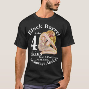 T-shirt Alias Black Barrel 4 Peaux Groupe Anchorage AK