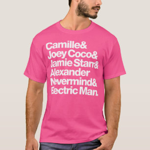 T-shirt Alias Violets (Jamie Starr Est Un Voleur)