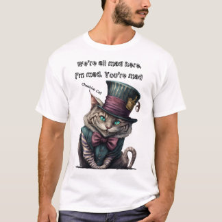 T-shirt Alice à Wonderland Cheshire Cat