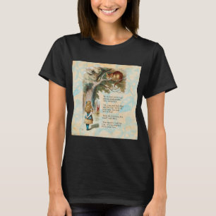 T-shirt Alice au pays des merveilles Cheshire Cat Mad