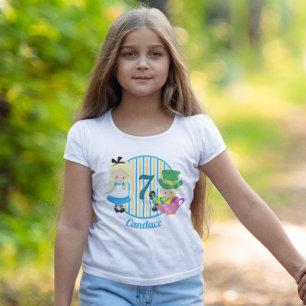 T-shirt Alice au pays des merveilles Cute Personnalisée En