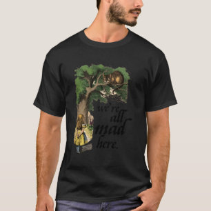 T-shirt Alice au pays des merveilles et le chat du Cheshir