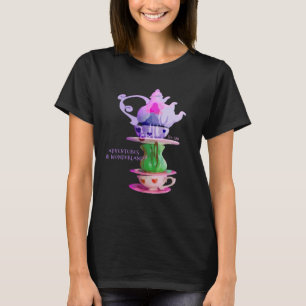 T-shirt Alice au pays des merveilles l'heure du thé