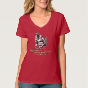 T-shirt Alice (Au Pays des merveilles) Parodie ironique de