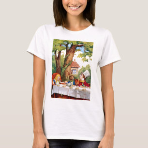 T-shirt Alice au thé du chapelier fou au pays des