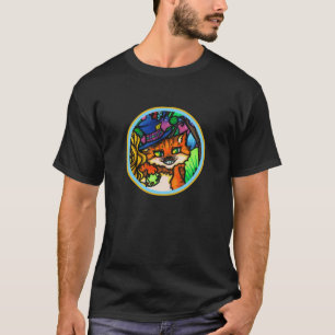 T-shirt Alice dans le joueur de poker de chat de Cheshire