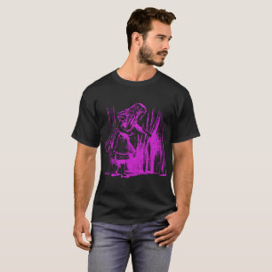T-shirt Alice dans le rideau en ouverture du pays des