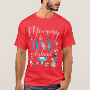 T-shirt Alice dans ONEderland Maman de la Famille Fille de