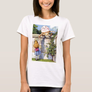 T-shirt Alice et Humpty Dumpty au pays des merveilles