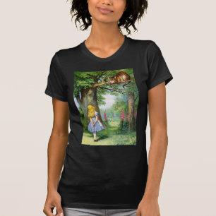 T-SHIRT ALICE ET LE CAT DE CHESHIRE