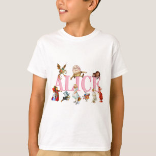 T-shirt Alice et le pays des merveilles et amis