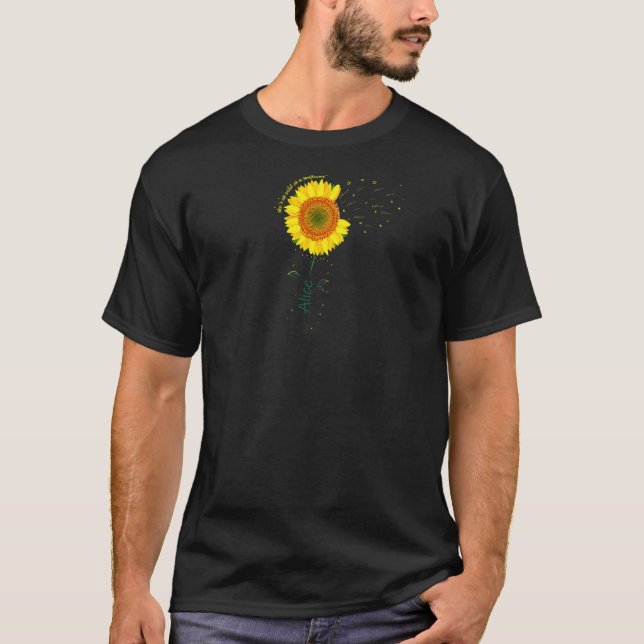 T-shirt Alice fille Alice Nom Sunflower (Devant)
