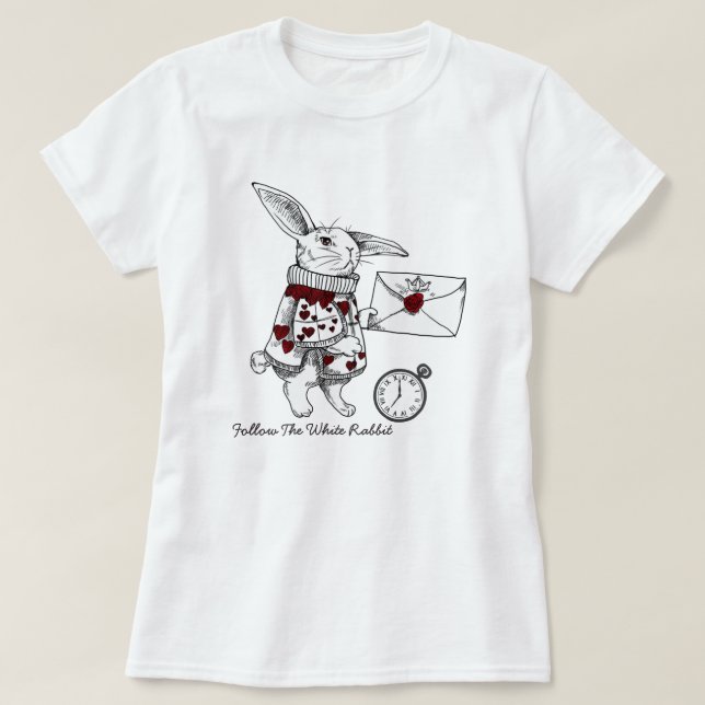T - Shirt Alice im Wunderland (Design vorne)