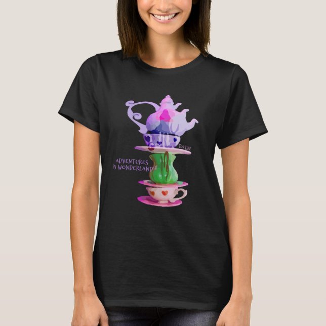 T-shirt Alice In Wonderland  Tea Time (Devant)