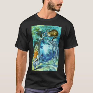 T-shirt Alice Le Chat Cheshire - Alice Au Pays Des Merveil