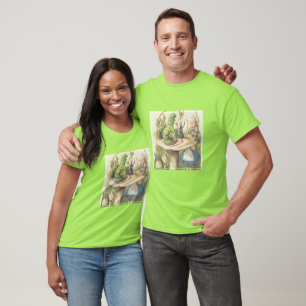 T-shirt Alice rencontre la Caterpillar