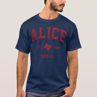 T-shirt Aliceeas Sports Impression rouge garçon