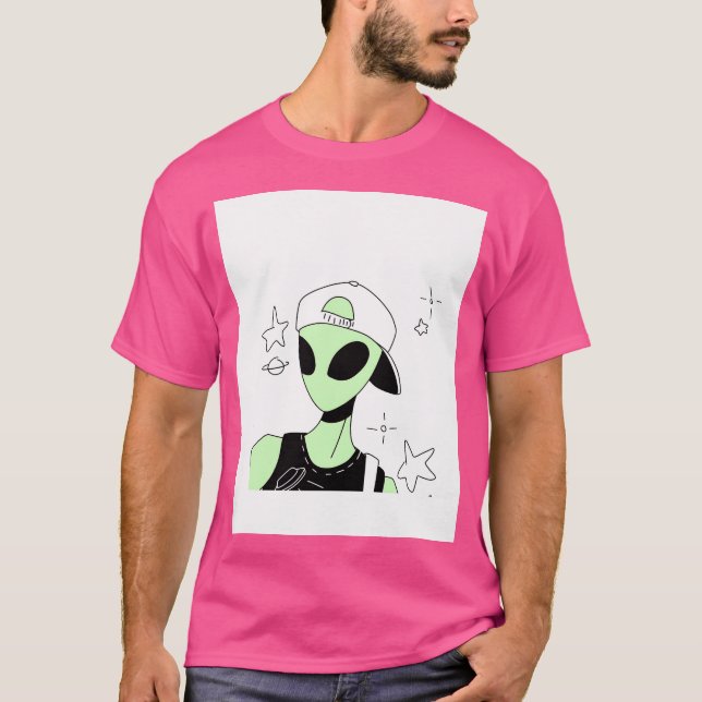 T-shirt Alien 004 (Devant)
