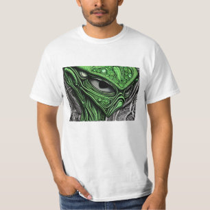 T-shirt Alien Abstrait déplaisant