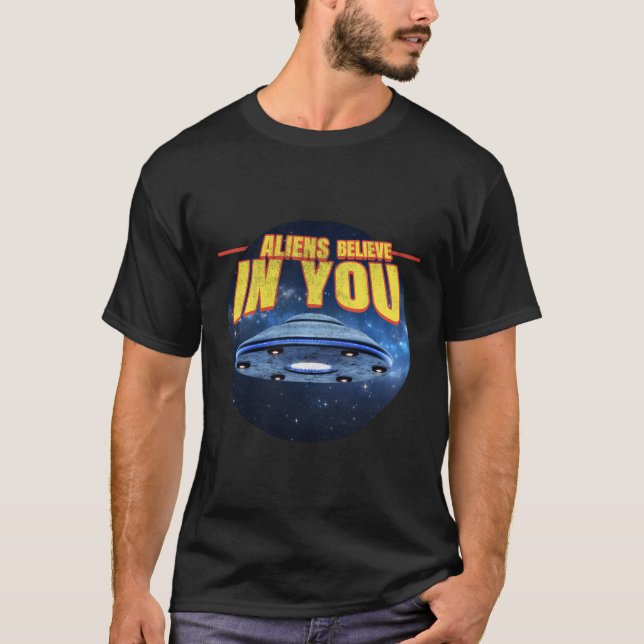 T-shirt Alien Alien Ufo (Devant)