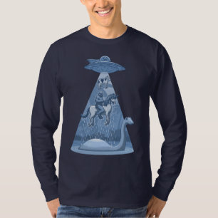 T-shirt Alien, Bigfoot, Unicorne, Nessie