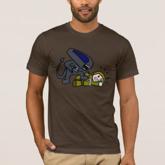 T-shirt Alien contre le soldat