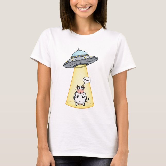 T-shirt Alien Cow Encounter (Devant)