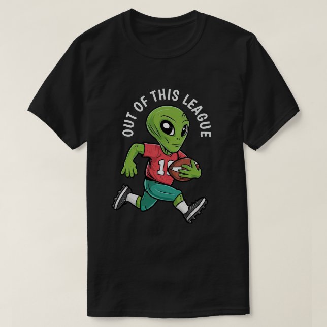 T-shirt Alien de football (Design devant)