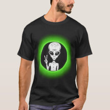 Alien de la paix Tee