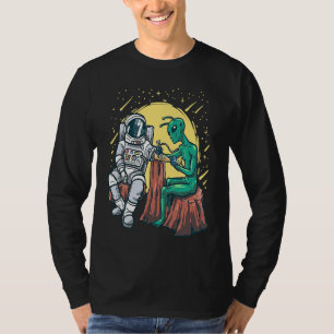 T-shirt Alien de l'espace extra-atmosphérique Encre astron