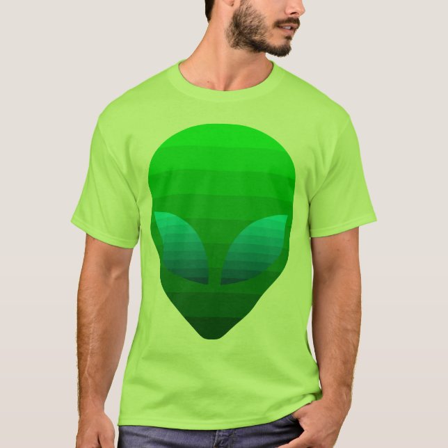 T-shirt Alien de l'espace rave de Kawaii (Devant)