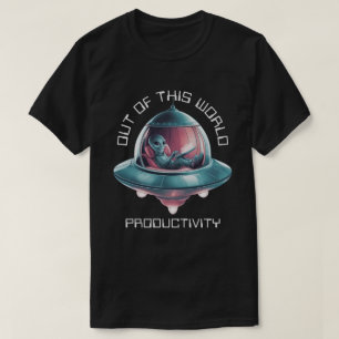 T-shirt Alien drôle en OVNI