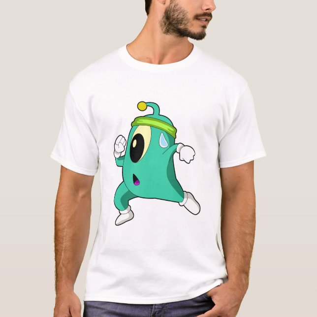 T-shirt Alien en tant que coureur (Devant)